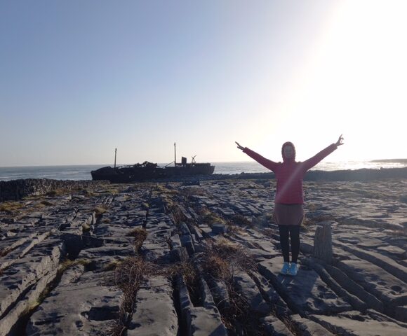Enjoying Inis Oirr at the quietest time of year